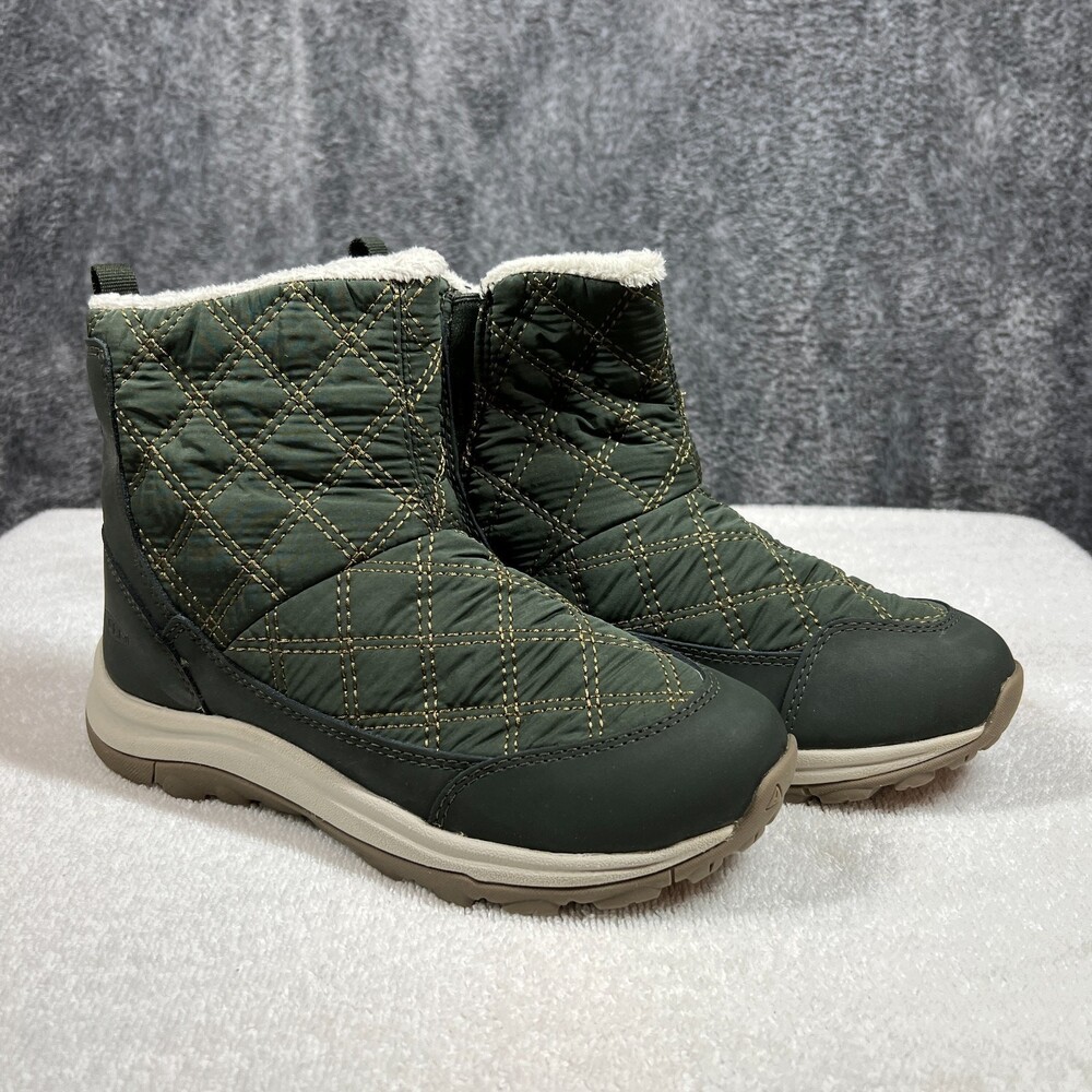 Keen Boots Womens Size 6 Green Terradora II Ankle Warm Winter Dry Waterproof